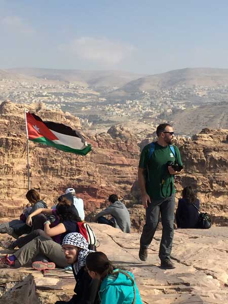Mario Trotamundos en Petra Jordania